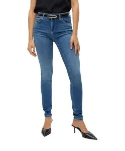 Vero Moda Damen Jeans Slim Fit LUX in blue Indigo 