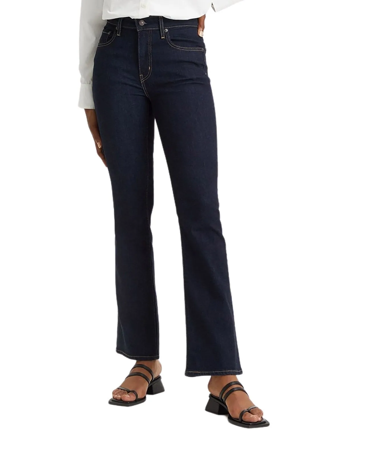 Damen Jeans 725 High Rise Bootcut von Levis in Blue Wave Rinse