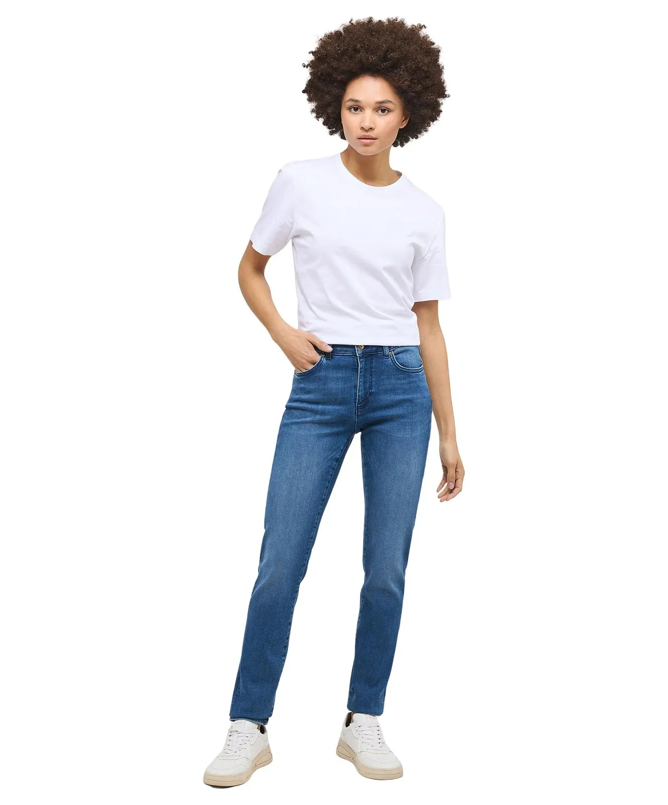 Damen Jeans Crosby Relaxed Slim von Mustang in Blauton