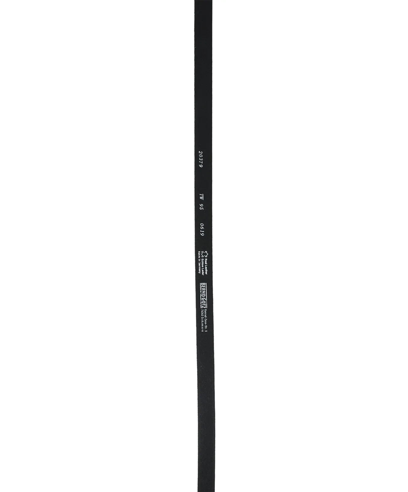 Damen Gürtel 2cm Nappaledergürtel von Bernd Götz in Schwarz