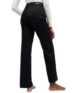 Angels Jeans Lara mit weitem Bein in Schwarz