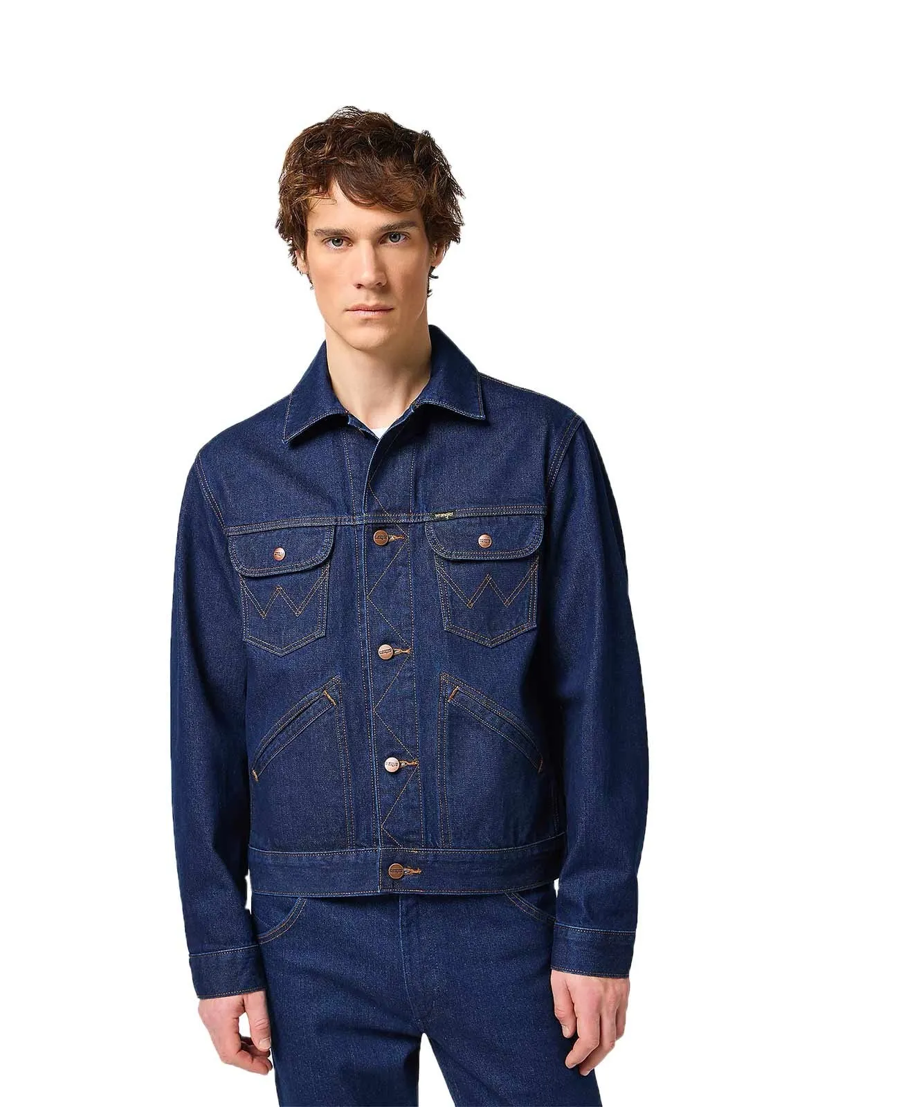 Herren Jacke 124MJ Western von Wrangler in Rinse