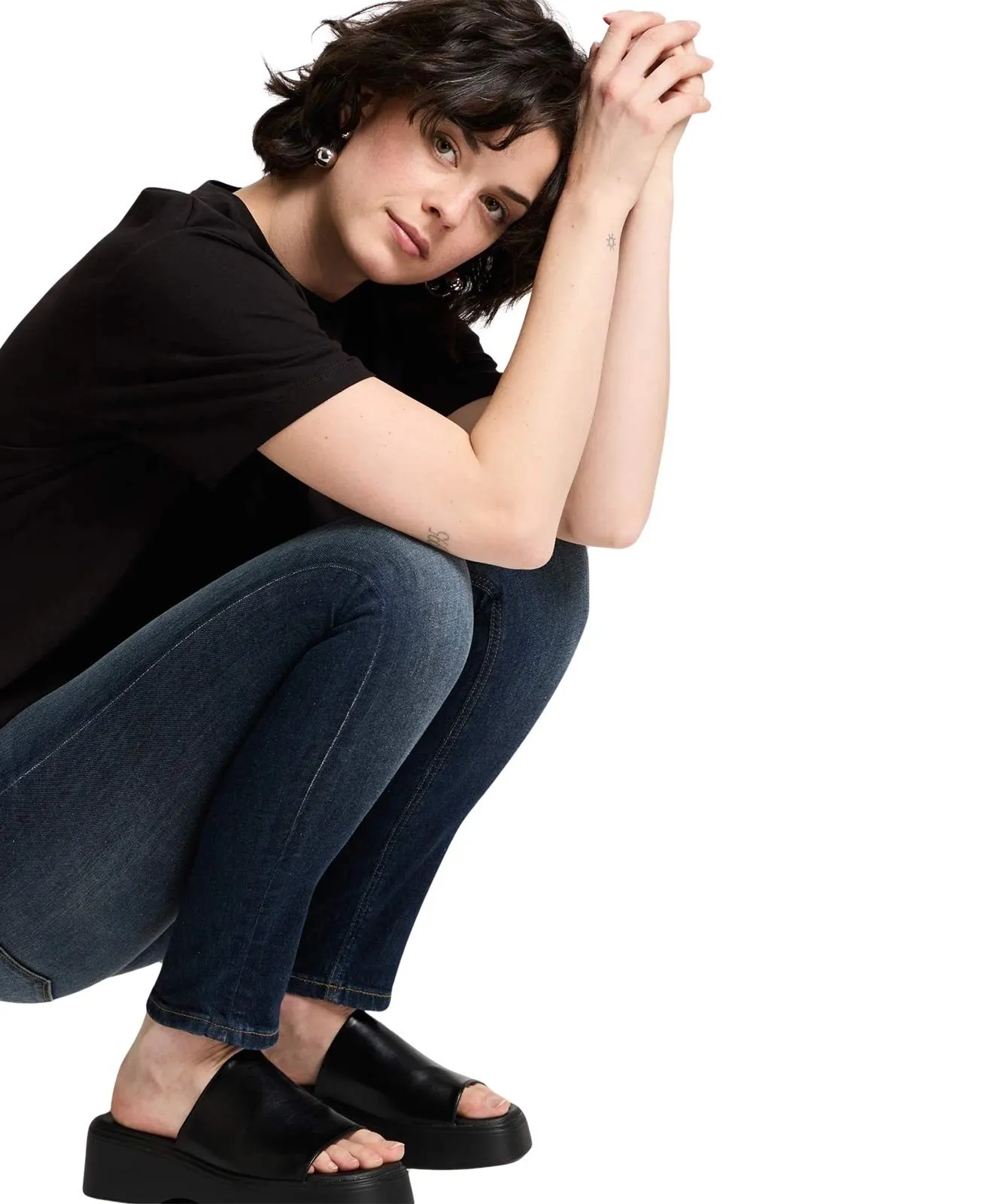 Damen Jeans Alan von Cross in Dark Blue