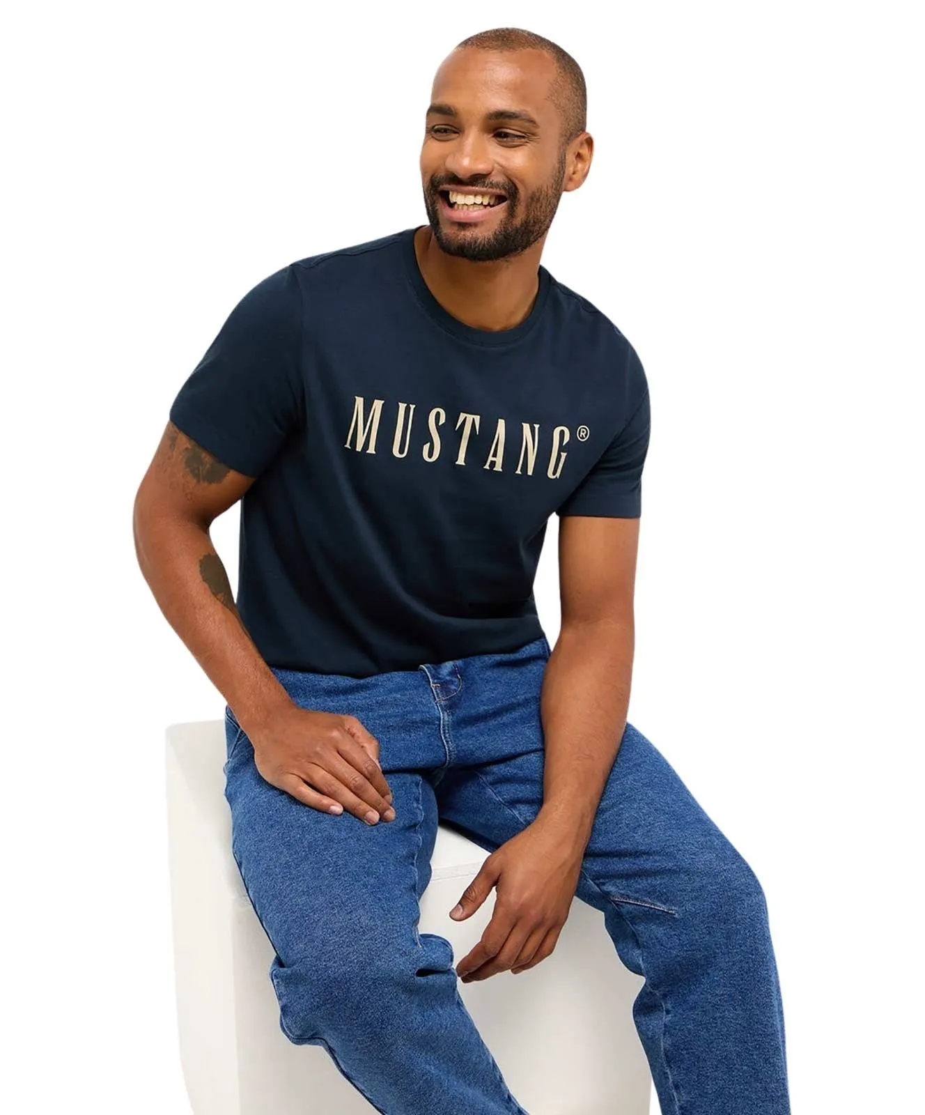 Herren Shirt Austin von Mustang in Carbon