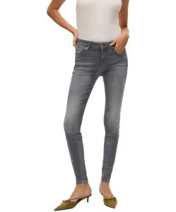 Vero Moda Jeans Slim Fit Lux in mittelgrauer Waschung