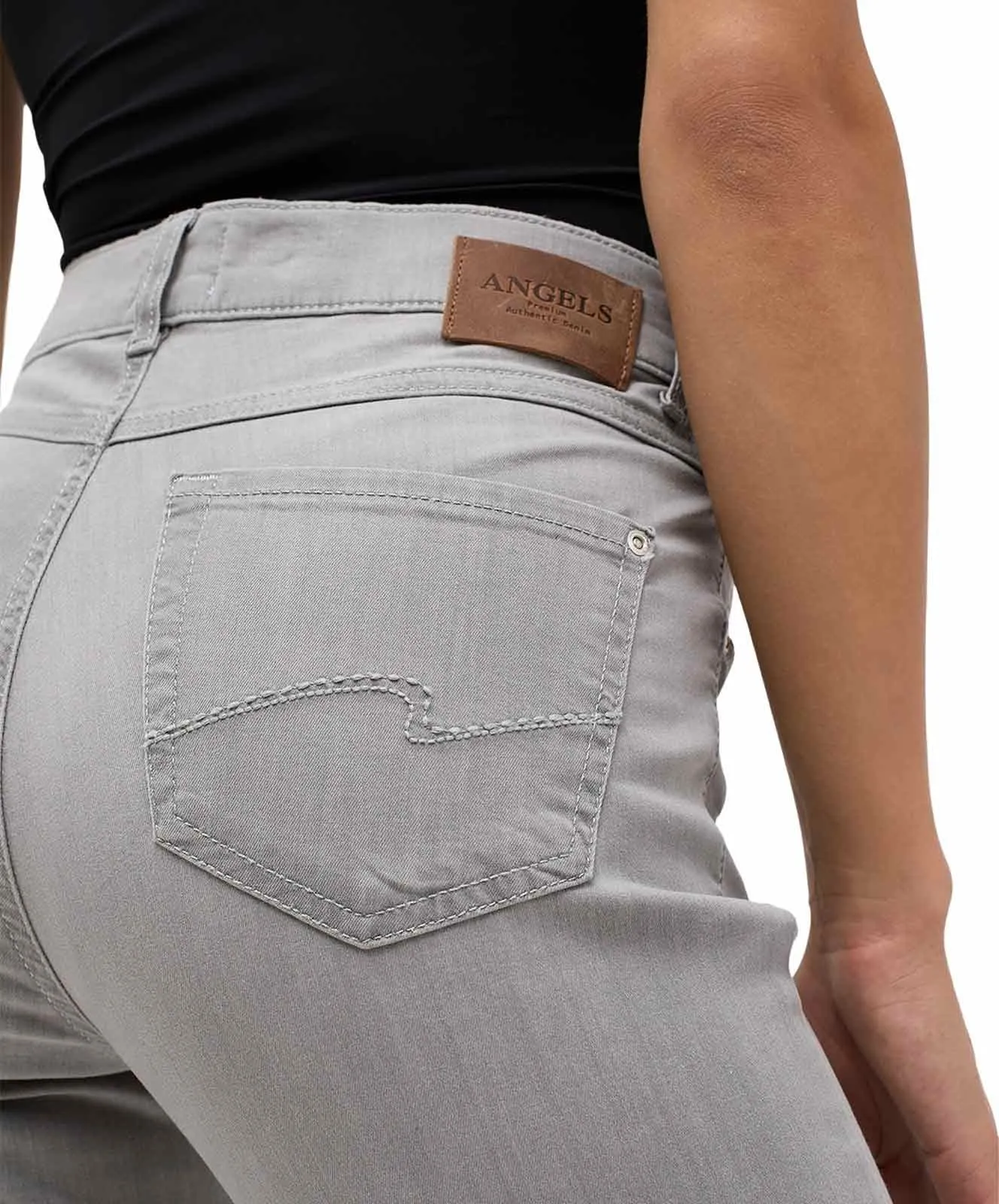 Damen Jeans Cici von Angels in Light Grey Used Buffi
