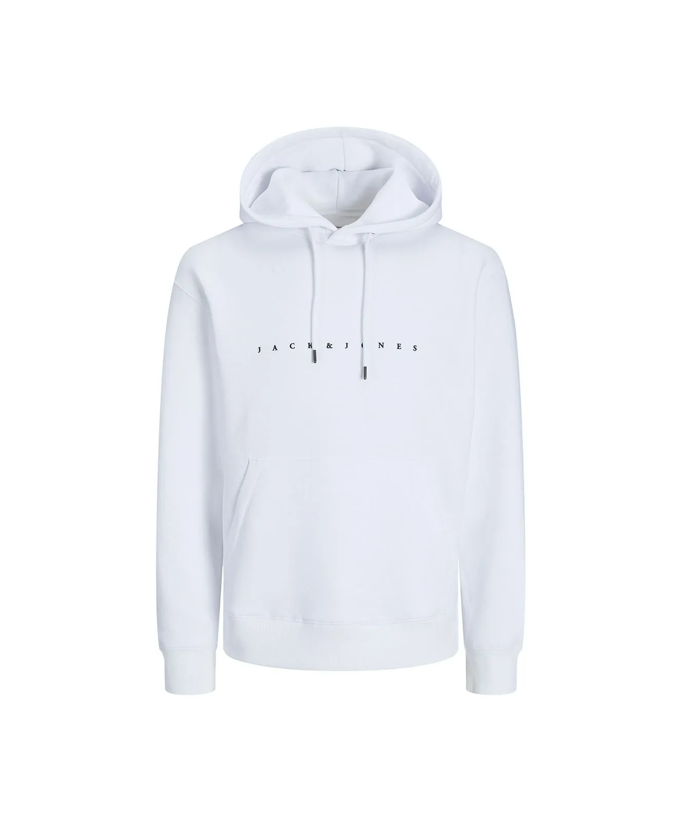 Herren Pullover Star Sweat Hood von Jack & Jones in White