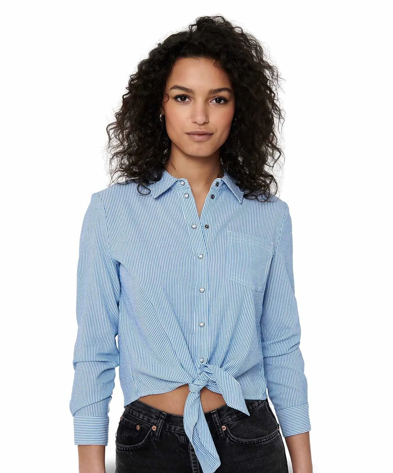 Damen Bluse Lecey von Only in Medium Blue