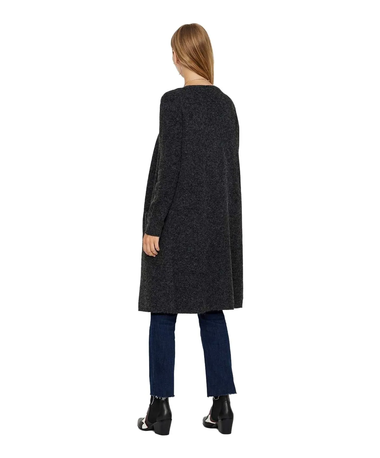 Damen Jacke Long Cardigan Doffy von Vero Moda in Black