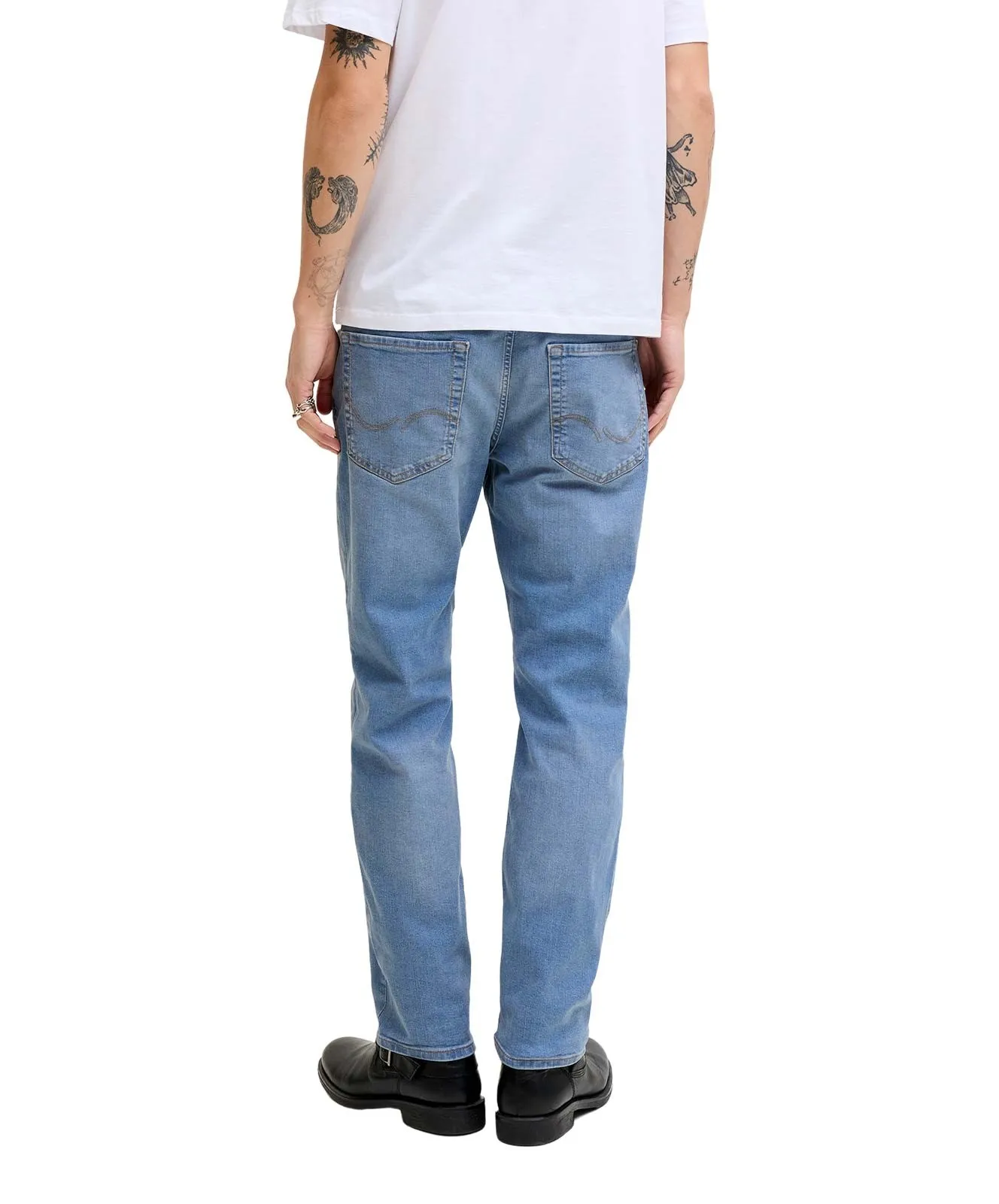 Herren Jeans Clark Original von Jack & Jones in Blue Denim