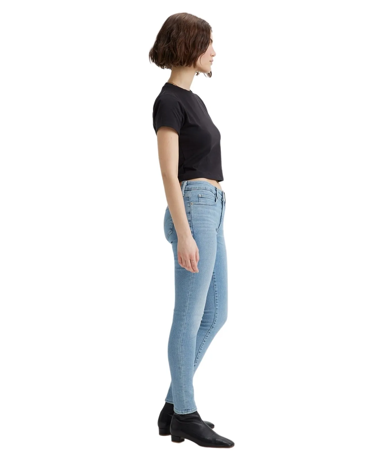 Damen Jeans 711 Skinny von Levis in Blue Wave Light