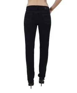 Pioneer Damen-Jeans Kate mit schlanker Silhouette in Dunkelblau