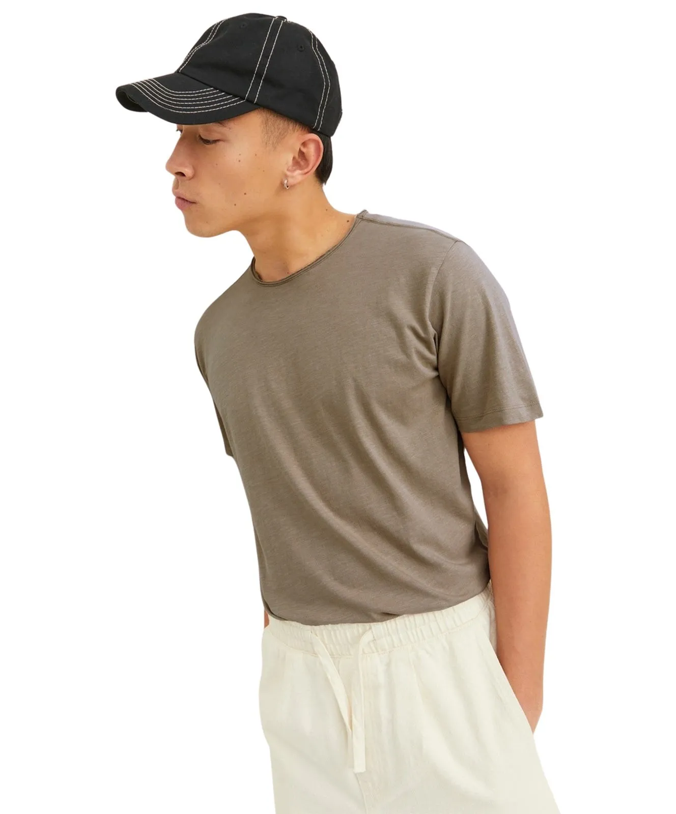 Herren Shirt Basher Tee von Jack & Jones in Crockery