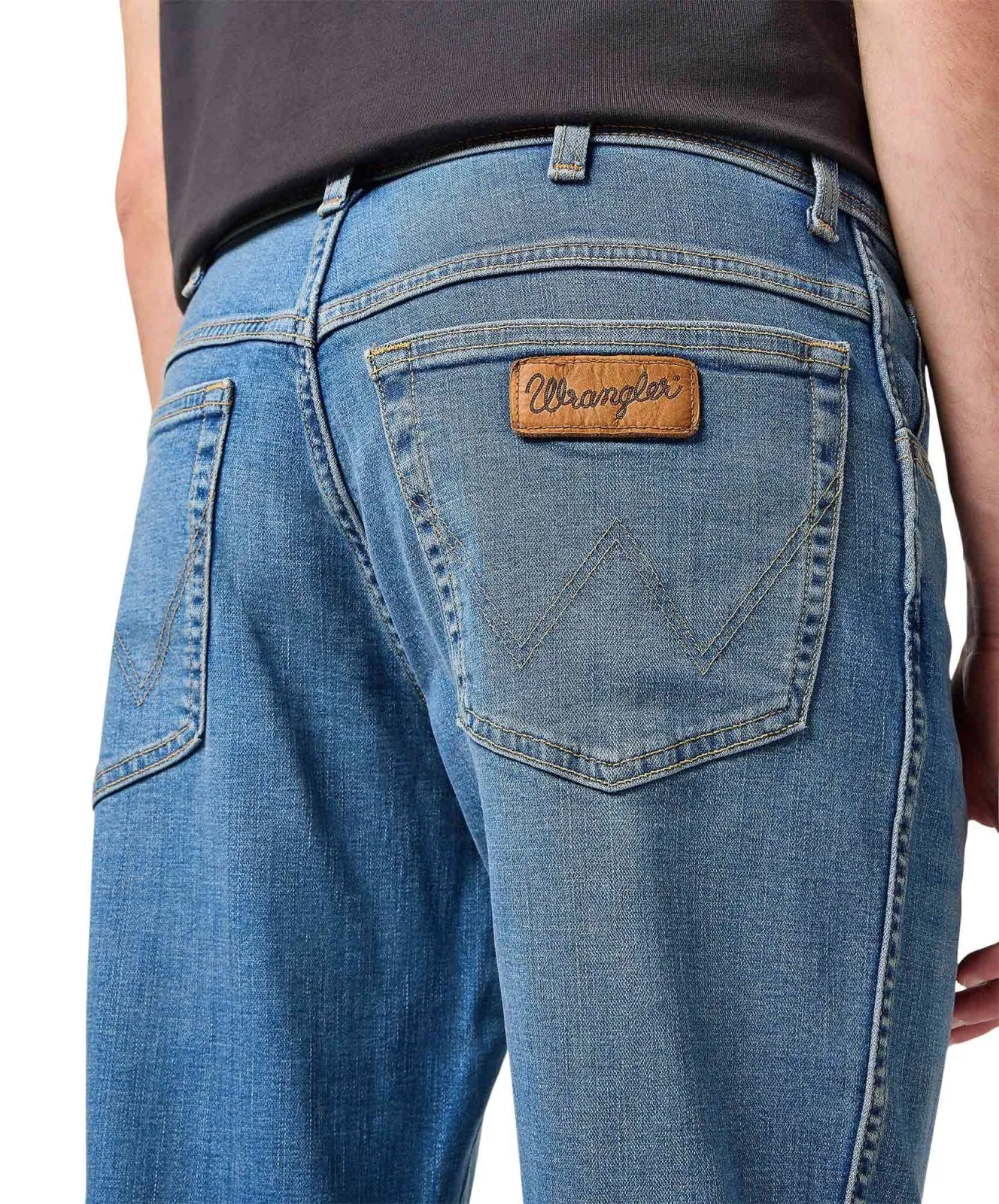 Herren Jeans Texas Stretch von Wrangler in Worn Broke