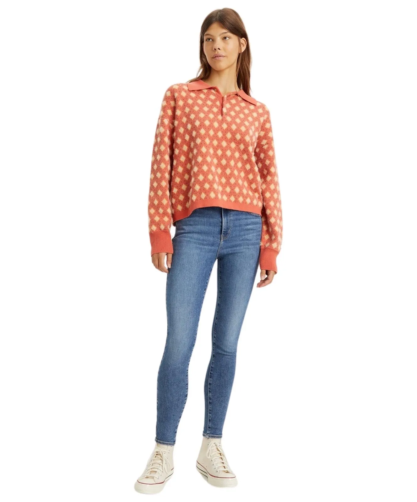 Damen Jeans 720 High-Waisted Super Skinny von Levis in Love Song Mid