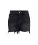 Damen Jeans Sommer Shorts von Pieces in Black