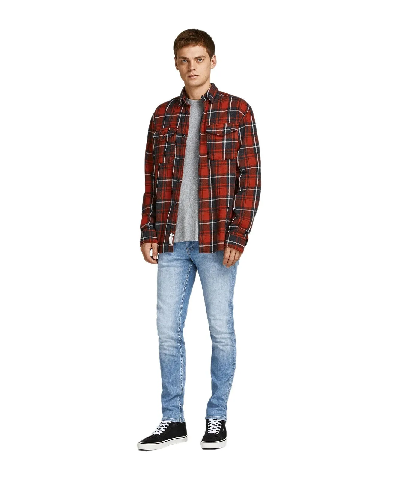 Herren Jeans Glenn Original von Jack & Jones in Blue Denim