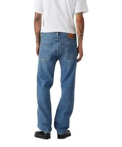 Levi’s 501 Jeans in mittlerem Blauton und geradem Bein