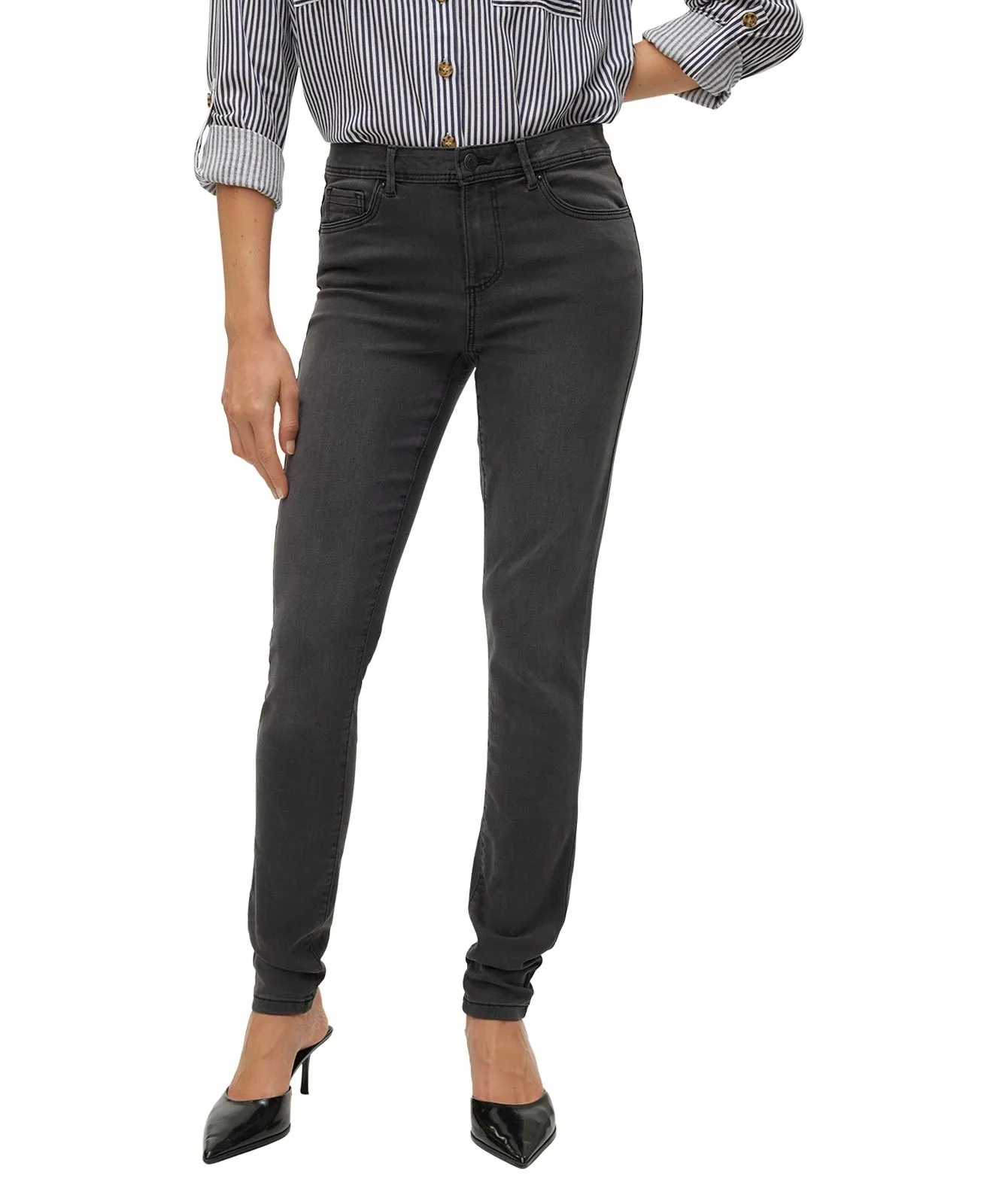 Damen Jeans Tanya von Vero Moda in Dark Grey