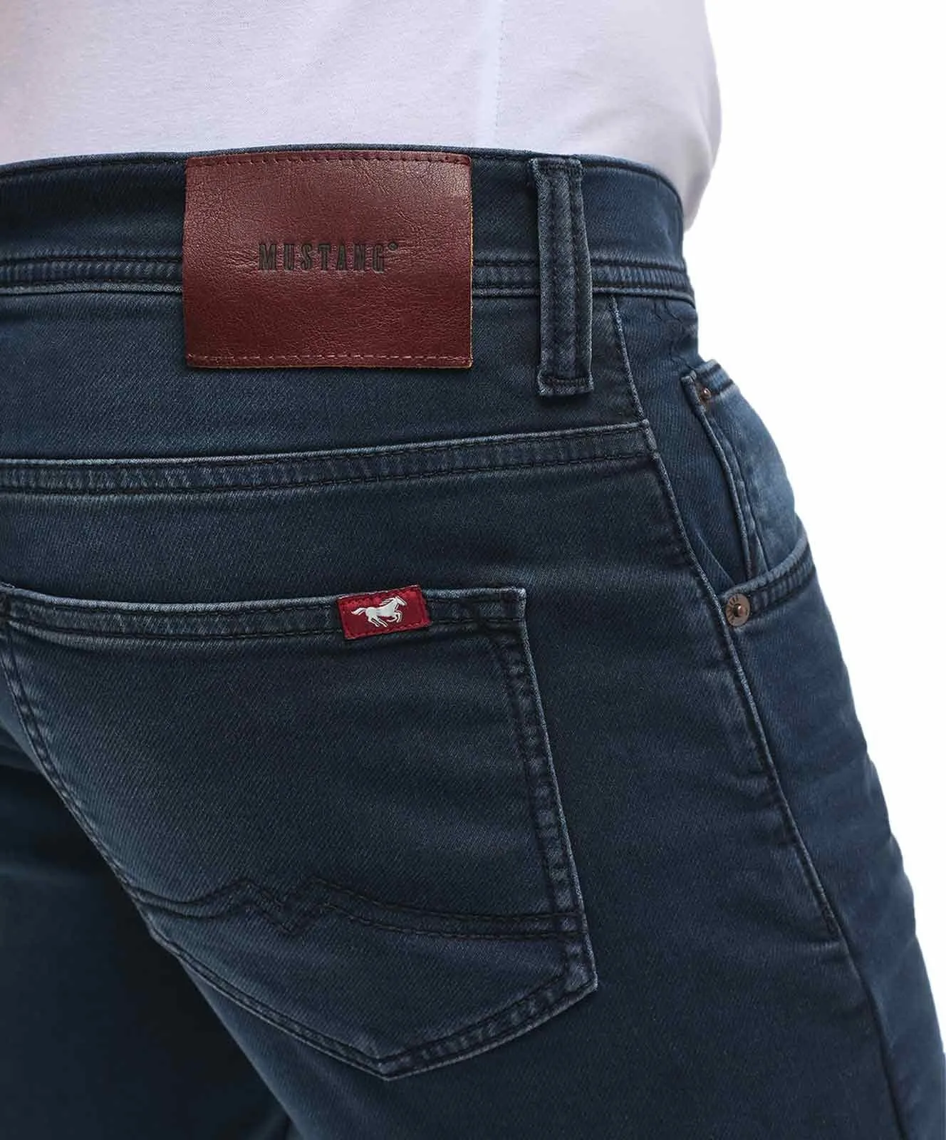 Herren Jeans Chicago Short von Mustang in Blue Black