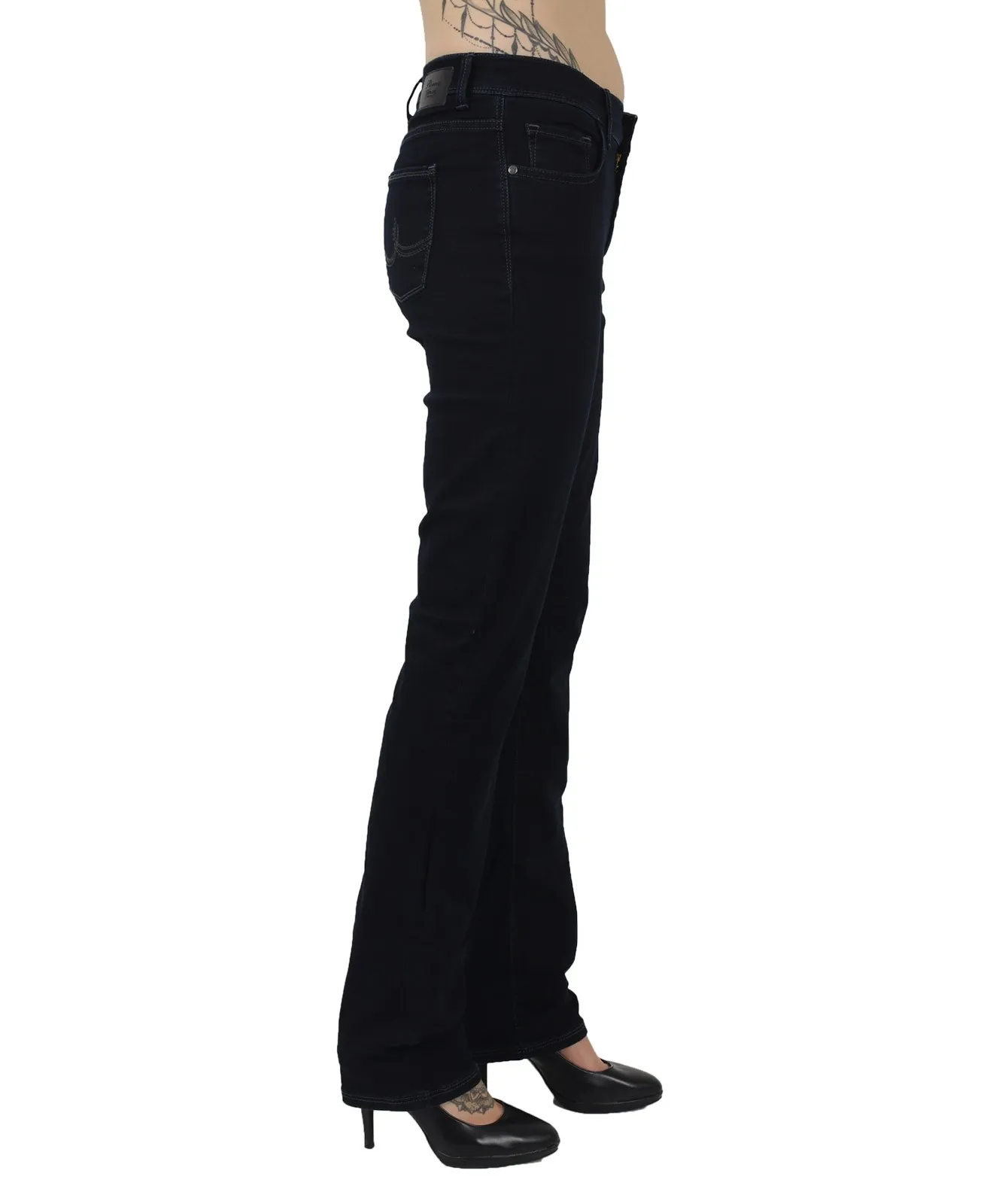 Damen Jeans Betty von Pioneer in Blue Black Stonewash