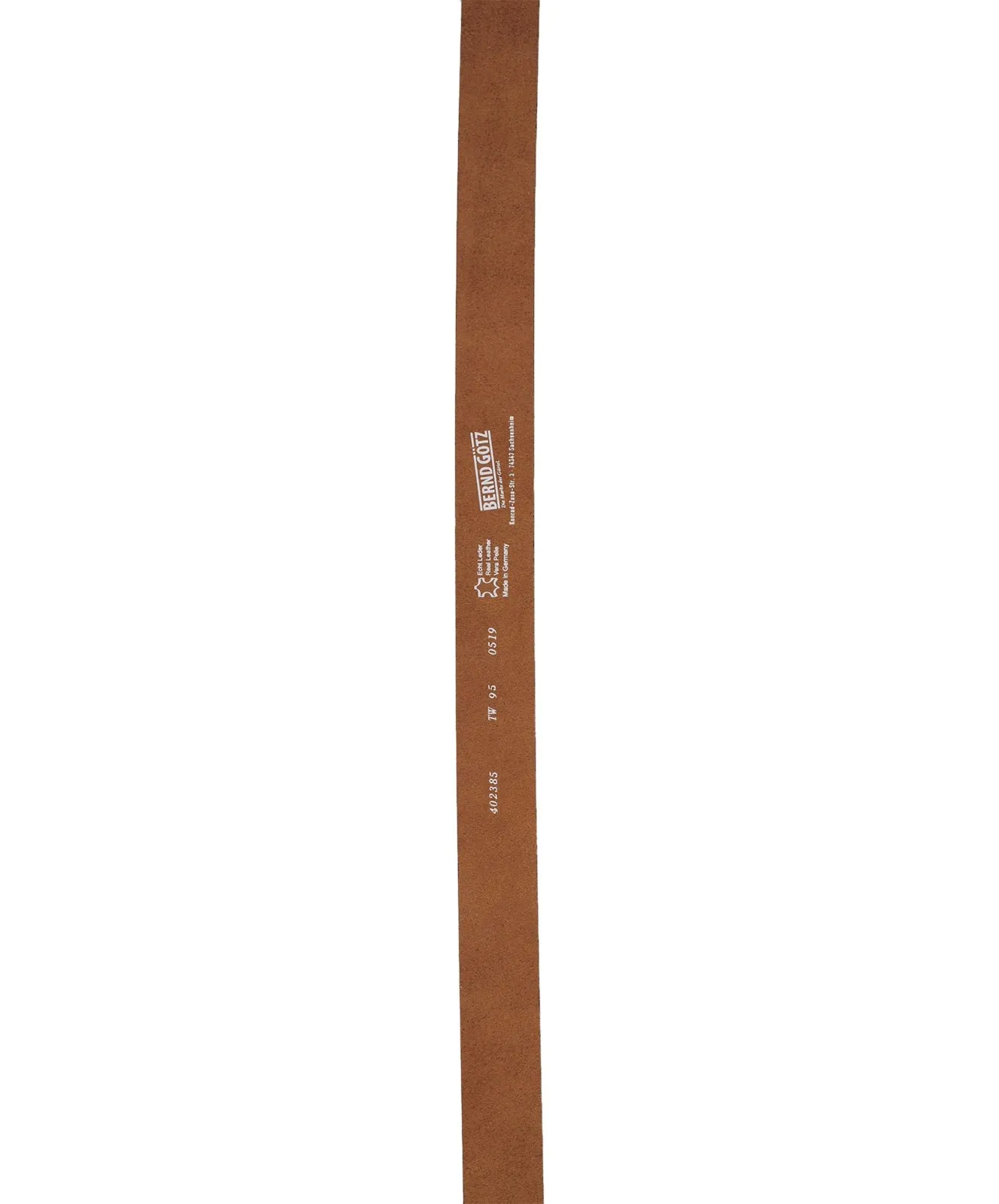 Herren Gürtel 4cm Büffelleder Gürtel von Bernd Götz in Braun