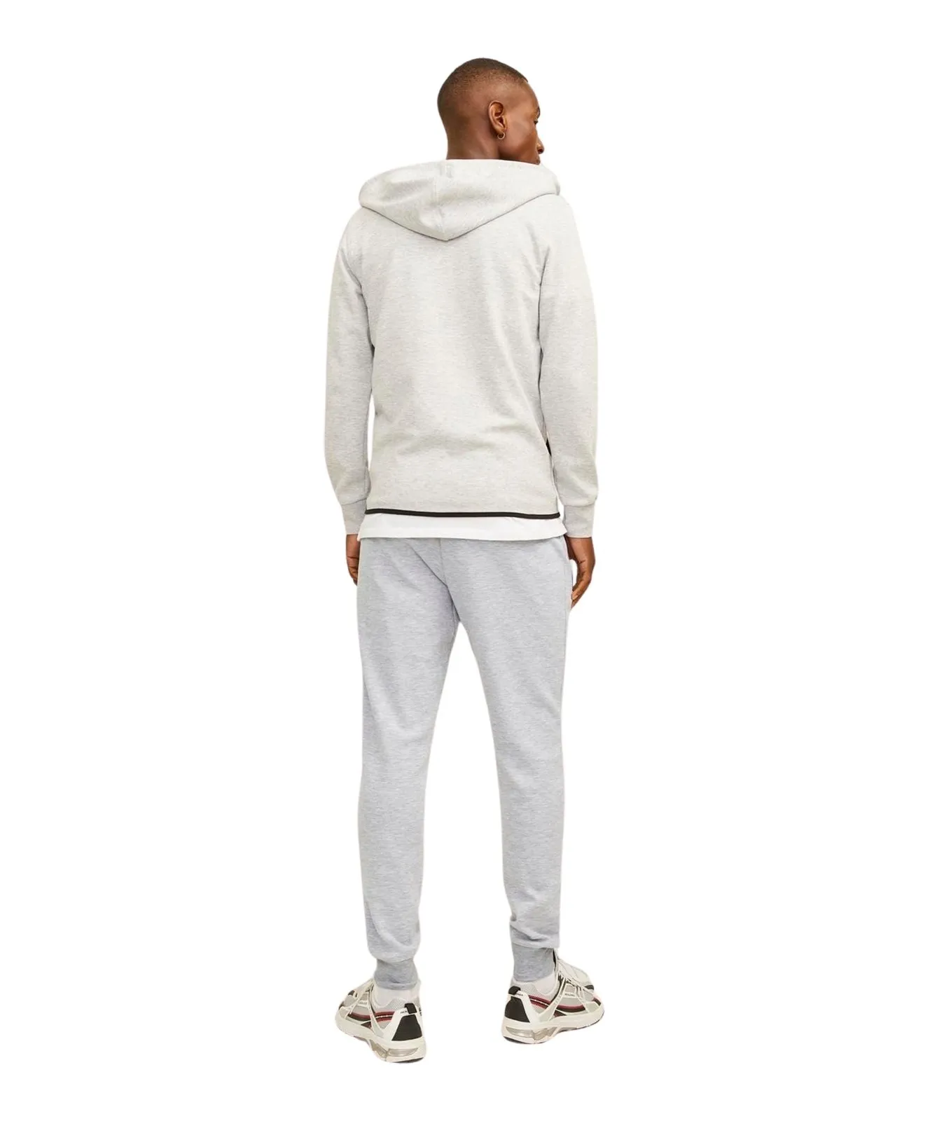 Herren Hose Will von Jack & Jones in Light Grey Melange