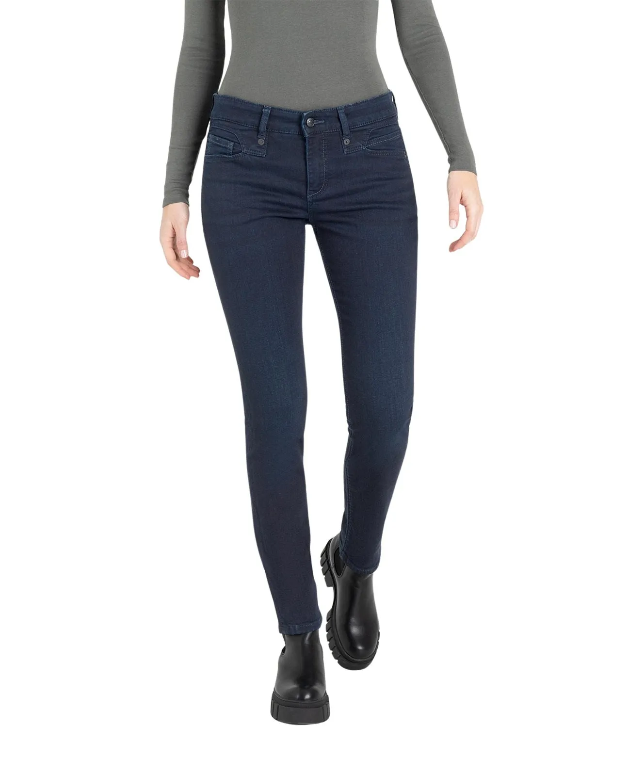Damen Jeans Rich Slim von MAC in Dark Blue Commercial