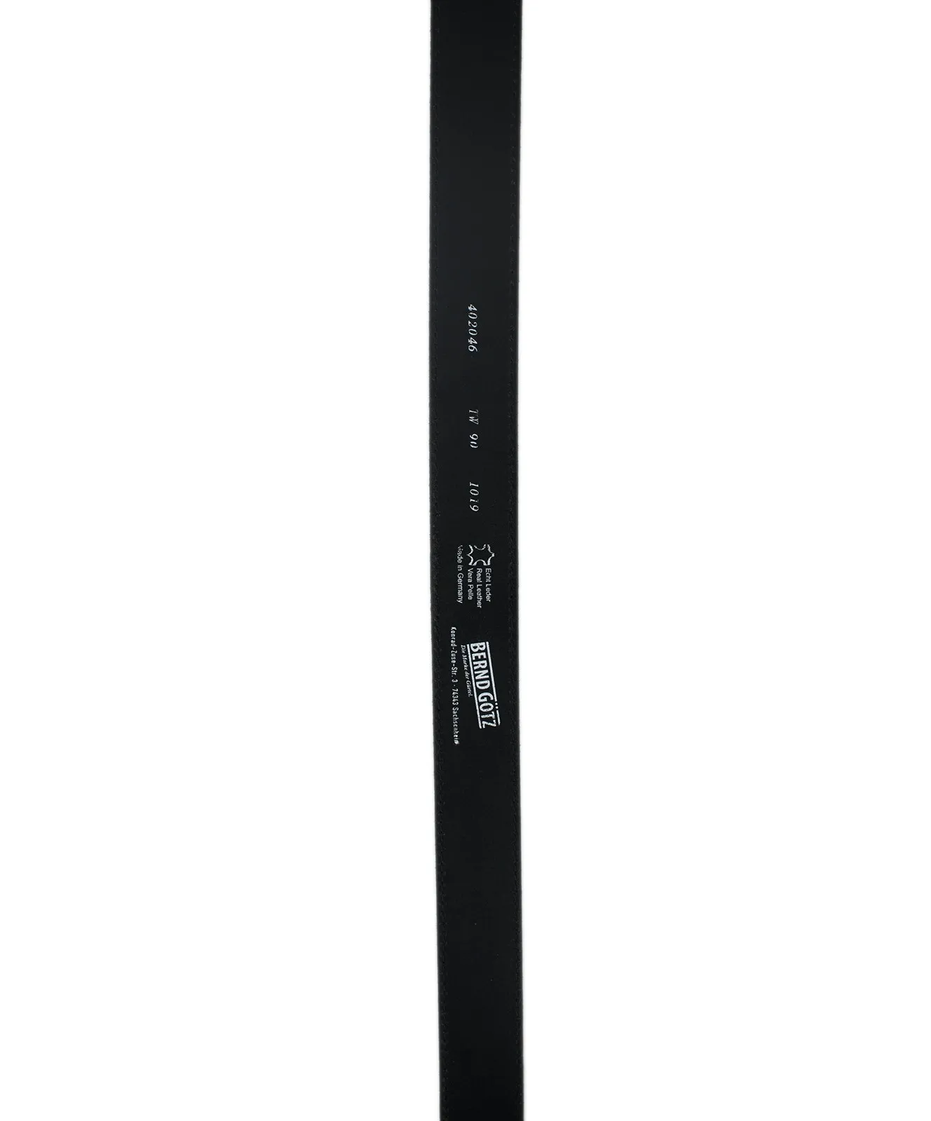 Herren Gürtel 402046 4cm Pull-Up Lederg. Naht von Bernd Götz in Schwarz
