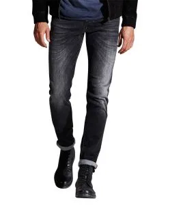 Jack & Jones Jeans Slim Fit Glenn in Black Vintage-Look