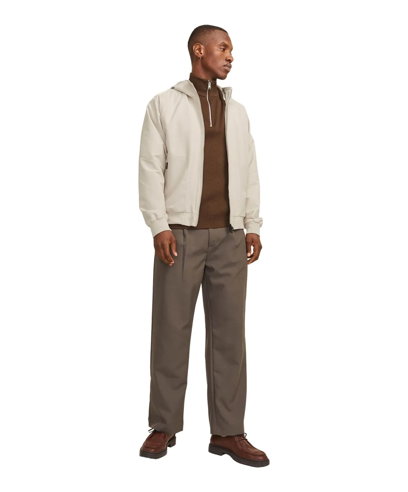 Herren Jacke Bomberjacke von Jack & Jones in Moonbeam