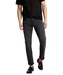 Cross Jeans Damien mit Slim Fit in Anthrazitgrau
