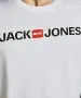 Herren Shirt Corp Logo Tee von Jack & Jones in White