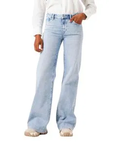 Garcia Celia Wide Jeans in hellblauer Waschung