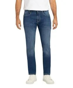 MAC Arne Pipe Jeans in blauer Vintage-Waschung