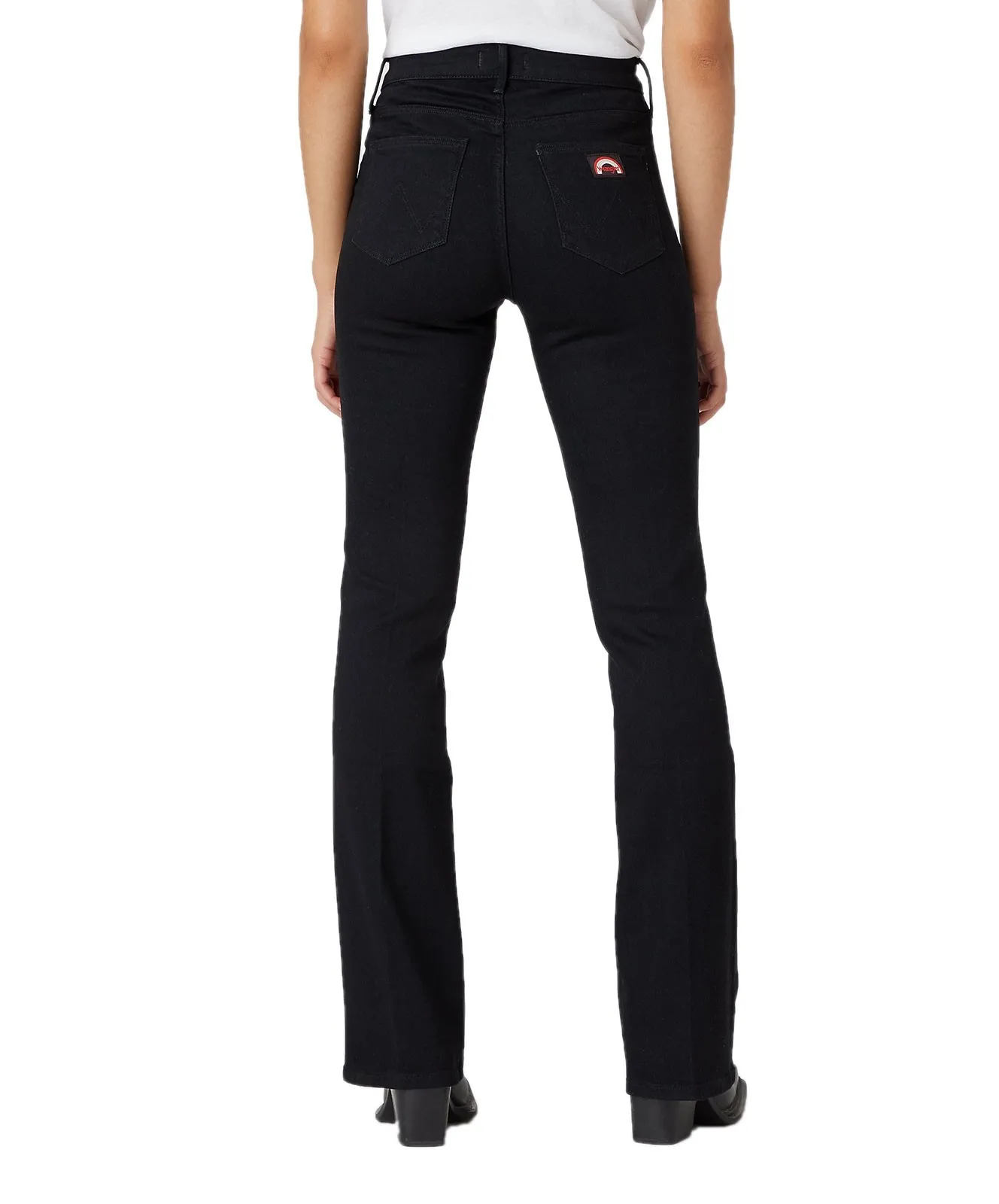 Damen Jeans Flare Retro von Wrangler in Black