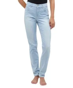 Angels Jeans Cici Straight Fit in hellblauem Bleached