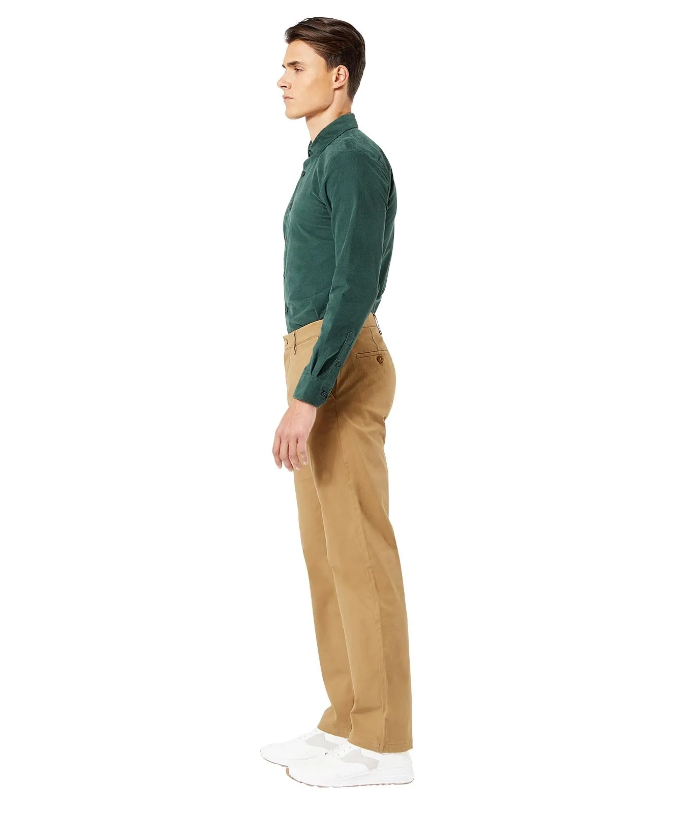 Herren Hose Chino Straight von Dockers in Ermine - Khaki