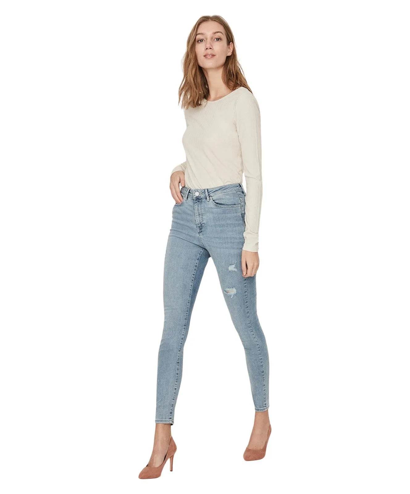 Damen Jeans Sophia von Vero Moda in Light Blue