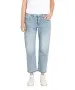Damen Jeans Straight von MAC in Coal Blue Random Wash