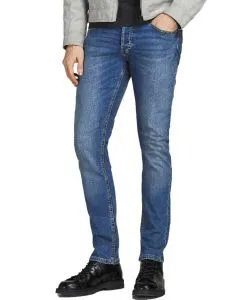Jack & Jones Glenn Slim fit Jeans in blauer Waschung