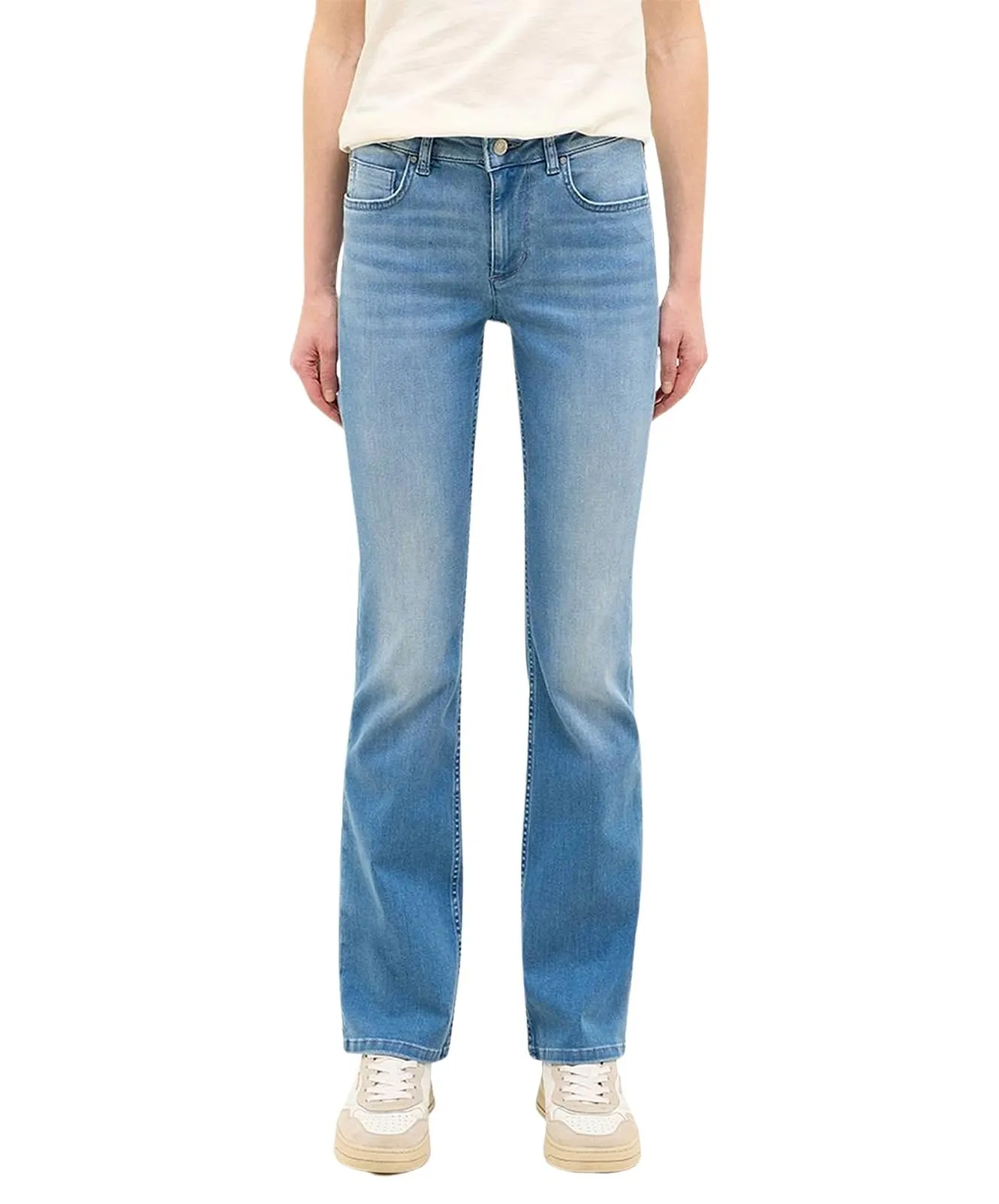 Damen Jeans Shelby Slim Boot von Mustang in Hellblau