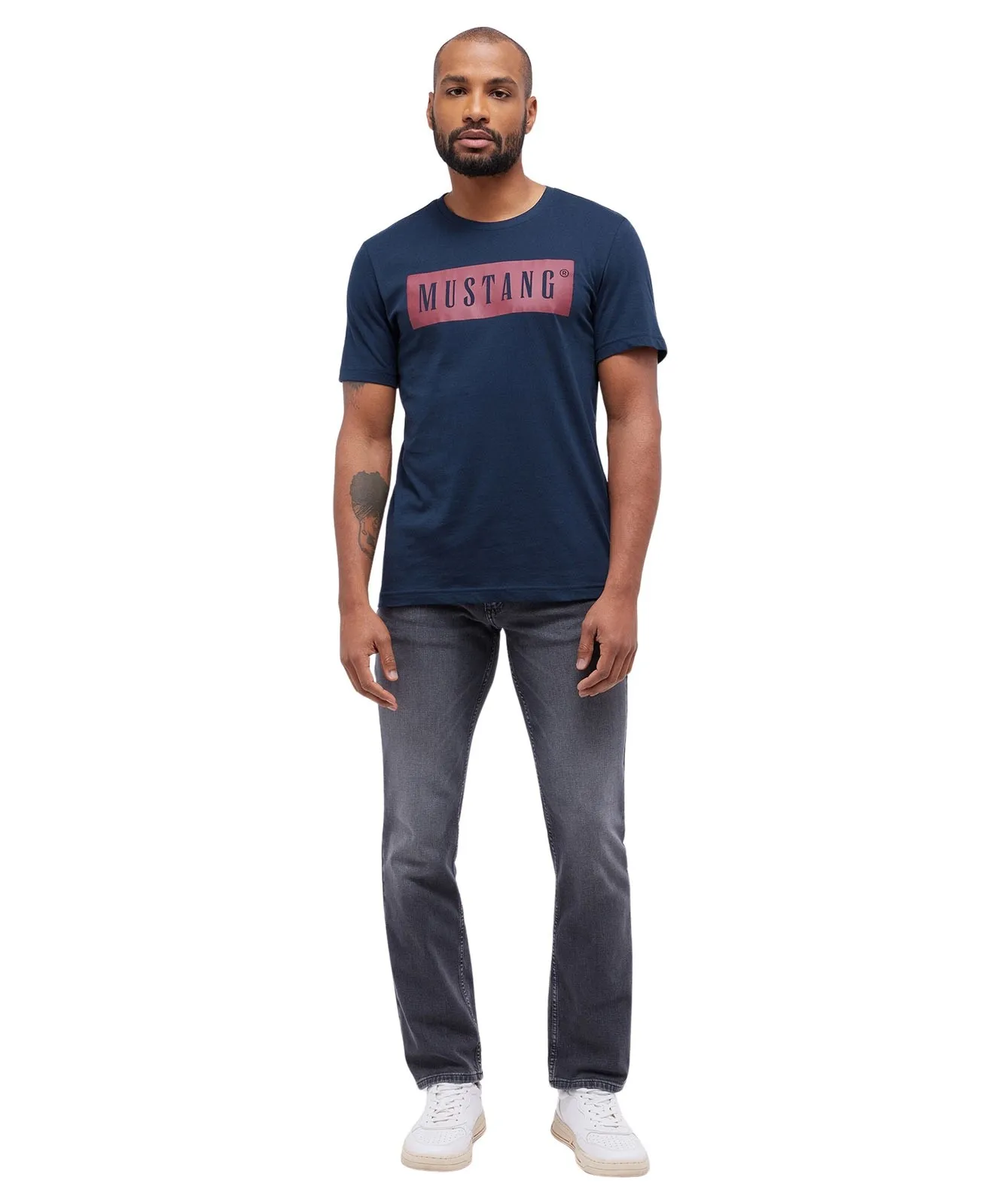 Herren Shirt Austin von Mustang in Carbon