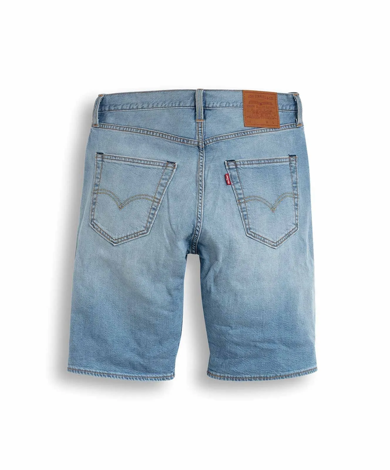 Levis Herren Jeans Shorts 501 Hemmed in hellblauem Denim