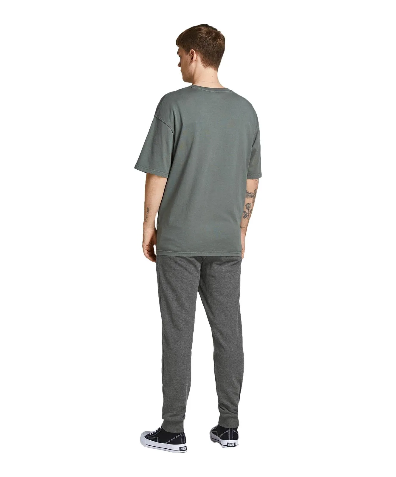 Herren Hose Gordon von Jack & Jones in Dark Grey Melange