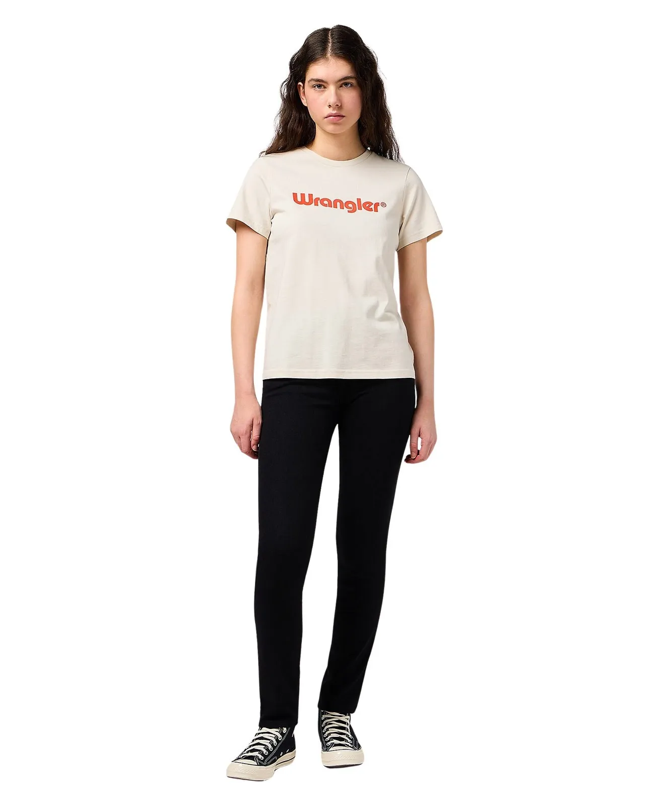 Damen Jeans Slim von Wrangler in Retro Black