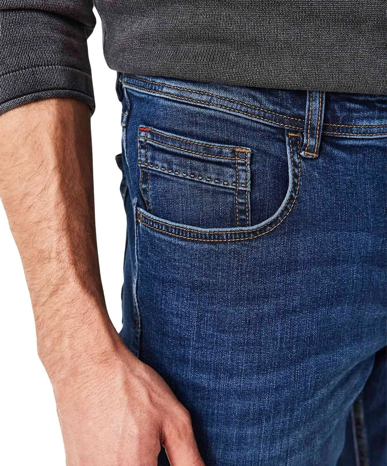 Herren Jeans Ranger Pipe von Paddocks in Mid Blue Used