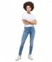 Damen Jeans Quincy Skinny von Mustang in Hellblau
