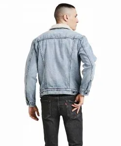 Levi's Jeansjacke mit Fell in hellblauem Stonebridge