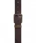 Herren Gürtel Stitched Belt von Wrangler in Brown